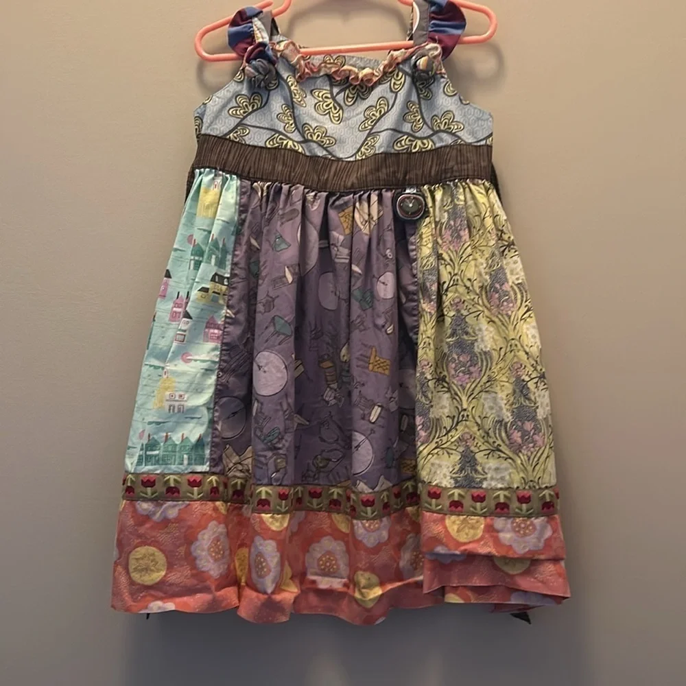 Matilda Jane Broadway Knot Character Counts Sleeveless Dress- size 6